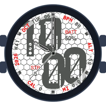 Metal Look Big Numbers Gen3 Venu 2S
