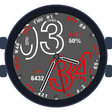Numberfully Big Numbers Gen3 fēnix 5X