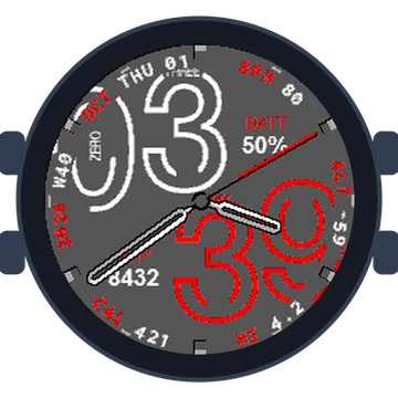 Numberfully Big Numbers Gen3 fēnix Chronos