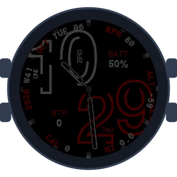 Numberfully Big Numbers Gen3 Forerunner 165