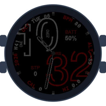Numberfully Big Numbers Gen3 Forerunner 265
