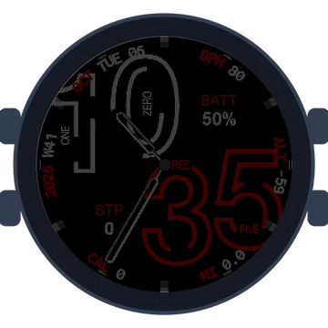 Numberfully Big Numbers Gen3 Forerunner 570