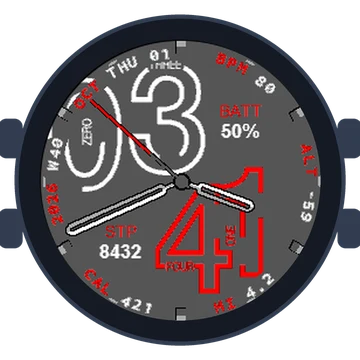 Numberfully Big Numbers Gen3 Forerunner 645