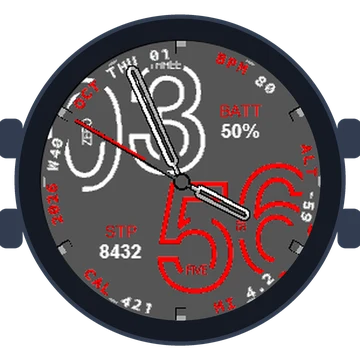 Numberfully Big Numbers Gen3 vívoactive 3