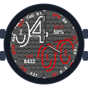 Numberfully Big Numbers Gen3 vívoactive 4S