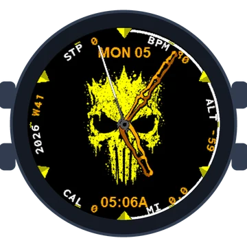 Rebel Skull Gen3 fēnix 7
