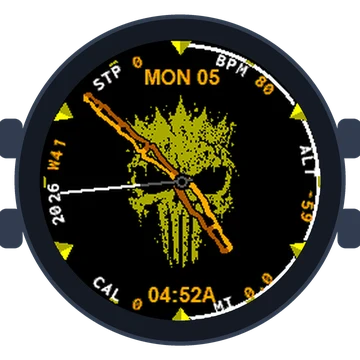 Rebel Skull Gen3 fēnix Chronos