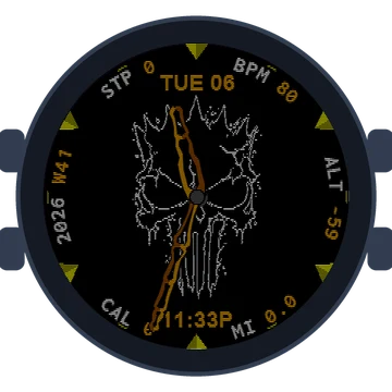 Rebel Skull Gen3 vívoactive 5