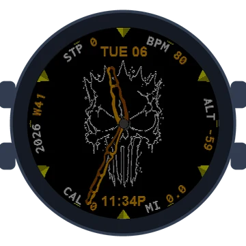 Rebel Skull Gen3 vívoactive 6