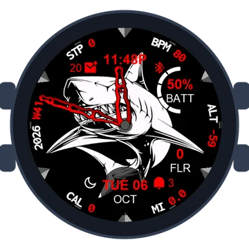 Shark Attack Gen3 – fēnix 8 47mm