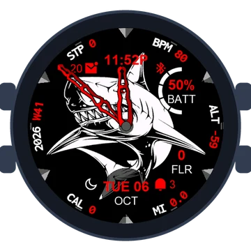 Shark Attack Gen3 – fēnix 9 Pro 47mm