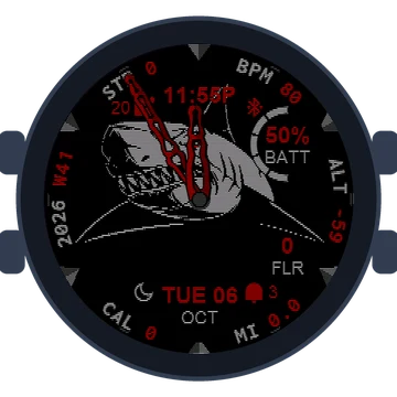 Shark Attack Gen3 Forerunner 165