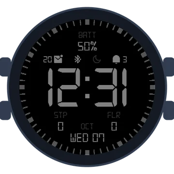 Simple Large Digital Original Gen3 fēnix 8