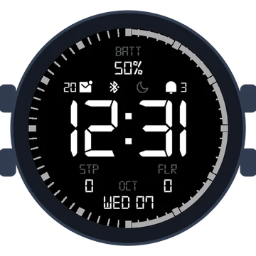 Simple Large Digital Original Gen3 fēnix 8