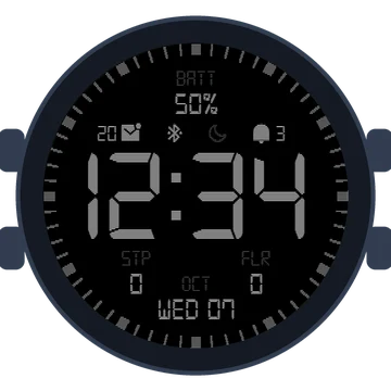Simple Large Digital Original Gen3 fēnix 9