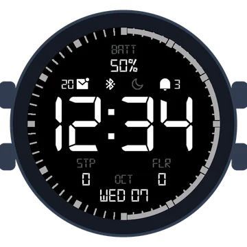 Simple Large Digital Original Gen3 fēnix 9