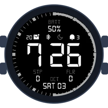 Simple Large Digital Original Gen3 fēnix Chronos