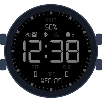 Simple Large Digital Original Gen3 Forerunner 165