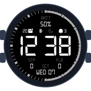 Simple Large Digital Original Gen3 Forerunner 165