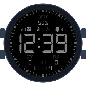 Simple Large Digital Original Gen3 Forerunner 170