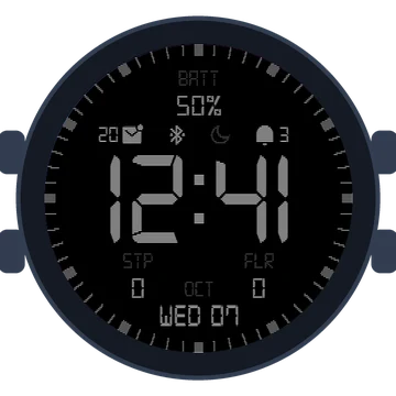 Simple Large Digital Original Gen3 Forerunner 265
