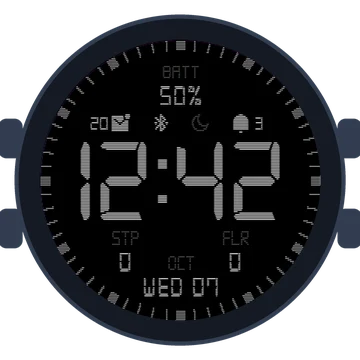 Simple Large Digital Original Gen3 Forerunner 265s