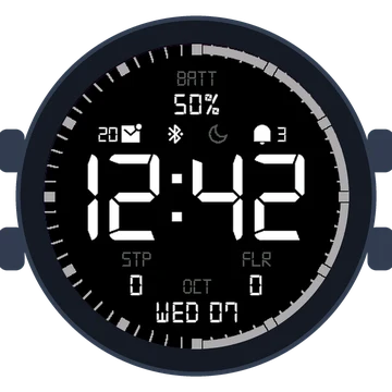 Simple Large Digital Original Gen3 Forerunner 265s