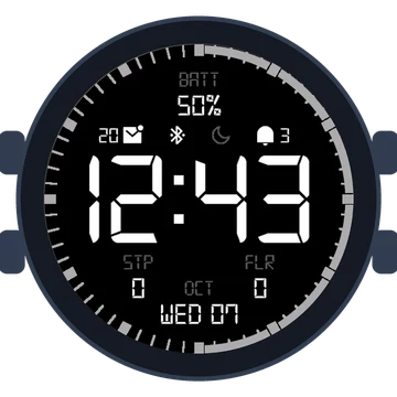Simple Large Digital Original Gen3 Forerunner 570