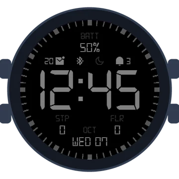 Simple Large Digital Original Gen3 Forerunner 965