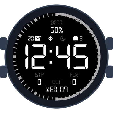 Simple Large Digital Original Gen3 Forerunner 965