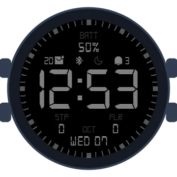 Simple Large Digital Original Gen3 Venu 2S