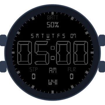 Simple Large Digital Gen3 Forerunner 265