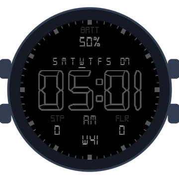 Simple Large Digital Gen3 Forerunner 265s