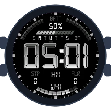 Simple Large Digital Gen3 Forerunner 265s