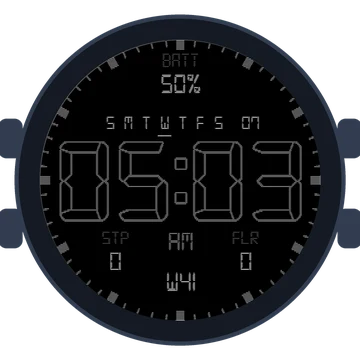 Simple Large Digital Gen3 Forerunner 570