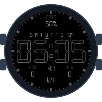 Simple Large Digital Gen3 Forerunner 965