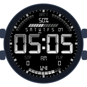 Simple Large Digital Gen3 Forerunner 970