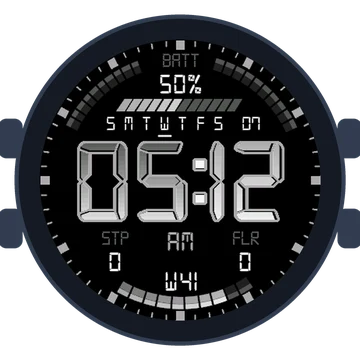 Simple Large Digital Gen3 Venu 2S