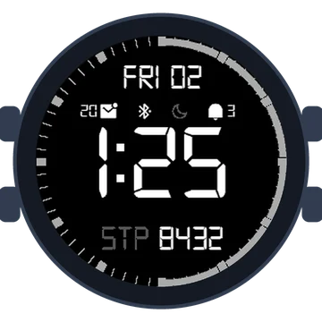 Simple Large Digital No.2 Gen3 fēnix 7