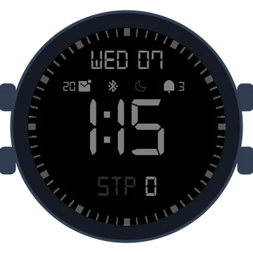 Simple Large Digital No.2 Gen3 fēnix 8