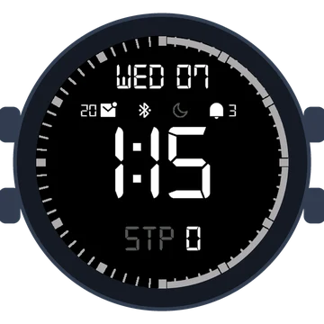 Simple Large Digital No.2 Gen3 fēnix 8