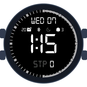 Simple Large Digital No.2 Gen3 fēnix 8 Pro