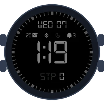 Simple Large Digital No.2 Gen3 fēnix 9 Pro