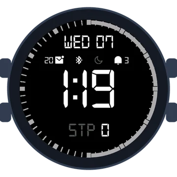 Simple Large Digital No.2 Gen3 fēnix 9 Pro