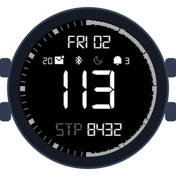 Simple Large Digital No.2 Gen3 fēnix Chronos