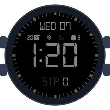 Simple Large Digital No.2 Gen3 fēnix E