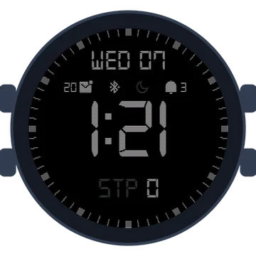Simple Large Digital No.2 Gen3 Forerunner 165
