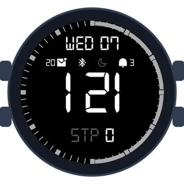 Simple Large Digital No.2 Gen3 Forerunner 165