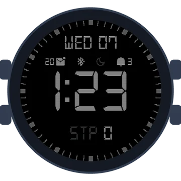 Simple Large Digital No.2 Gen3 Forerunner 170