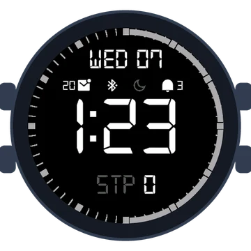 Simple Large Digital No.2 Gen3 Forerunner 170